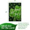 G128 Happy St. Patrick's Day Plaid Shamrock Garden Flag 12x18 In Double Sided St. Patrick's Day Yard Garden Lawn Decoration
